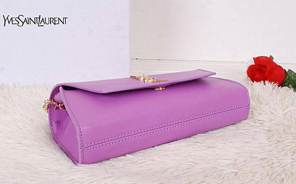 2014 New Saint Laurent Small Betty Bag Calf Leather Y7139 Purple - Click Image to Close